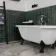 Faith Green Gloss Rustic Brick Effect Wall and Floor Tile