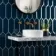 Pickett® Gloss Bevelled Navy Blue Metro Wall Tiles