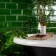 Victorian Gloss Green Metro Tiles
