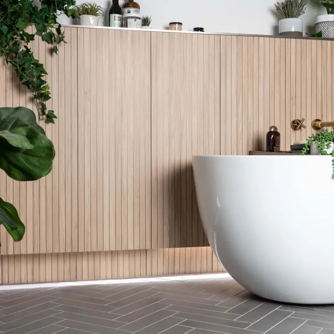 Nature's Way Wood Slat Decor Ceramic Wall Tiles