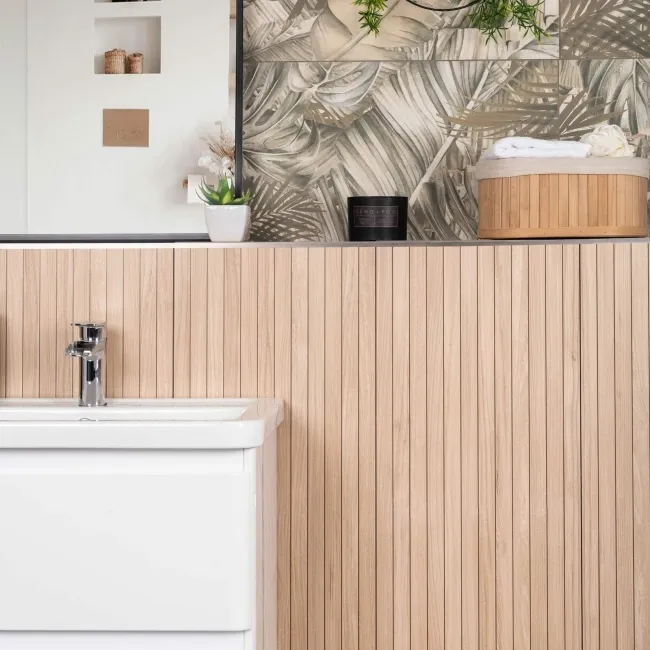 Nature's Way Wood Slat Decor Ceramic Wall Tiles