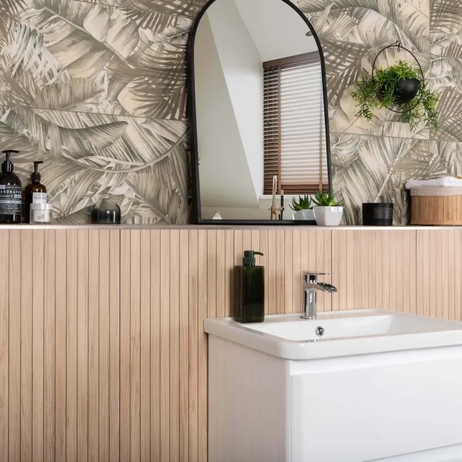 Nature's Way Wood Slat Decor Ceramic Wall Tiles