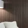 Trepanel® Walnut Brown Wide Slat Acoustic Wood Wall Panels