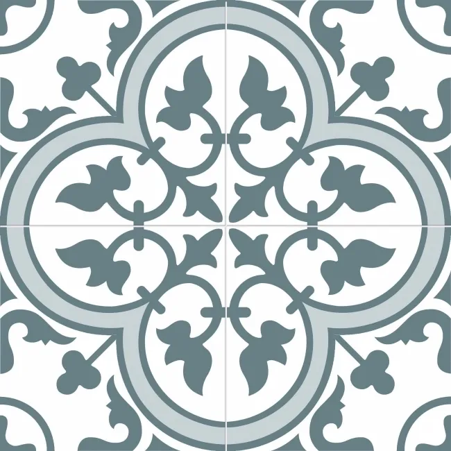 Ledbury Navy Blue Pattern Wall and Floor Tiles