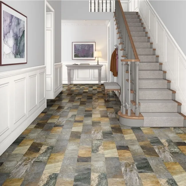 Ashen Multicolour Matt Slate Effect Wall and Floor Tiles