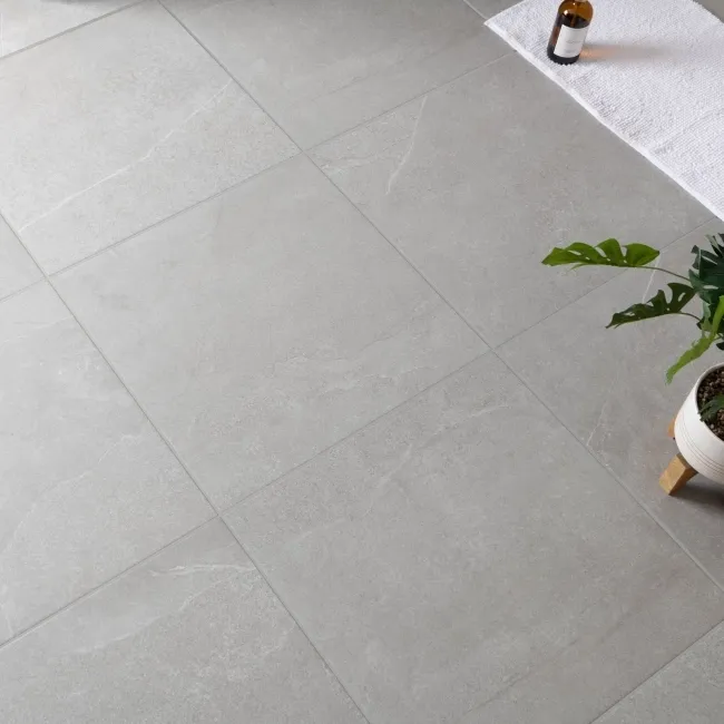 Driftstone Matt Grey Anti Slip Stone Effect Wall and Floor Tiles