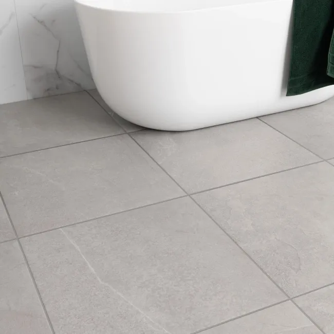 Driftstone Matt Grey Anti Slip Stone Effect Wall and Floor Tiles
